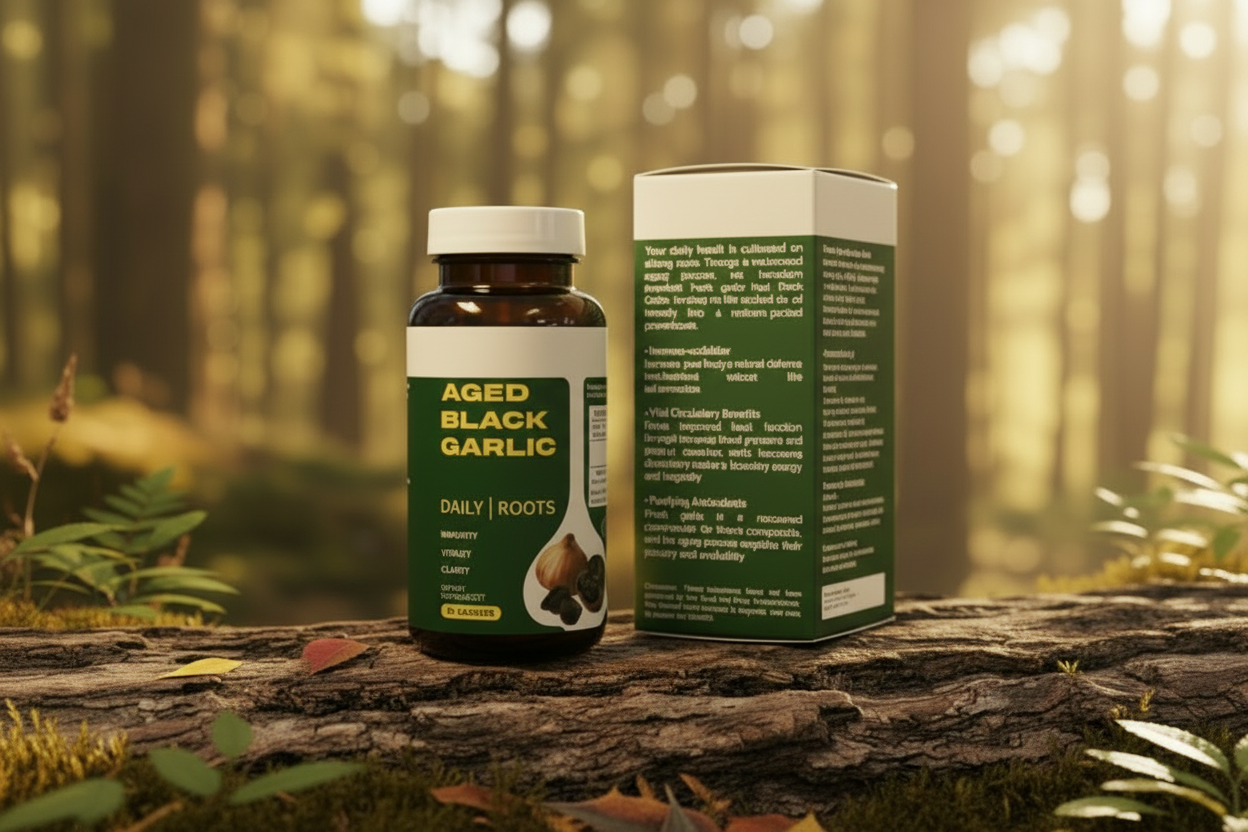 Aged Black Garlic- Heart health Supplements